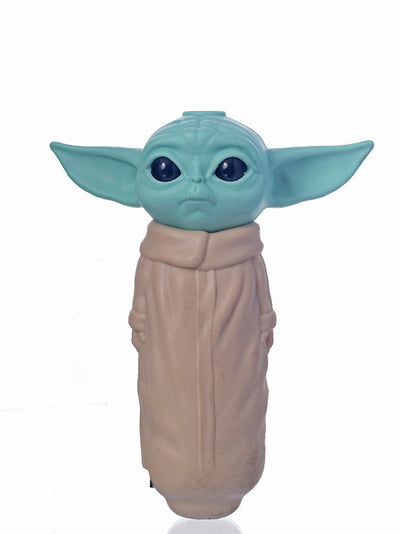 Silicone Baby Yoda Hand Pipe with Glass Bowl